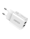 Ładowarka sieciowa Choetech C0030, 2A, 2xUSB (biały)