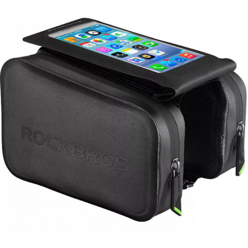 Rockbros Distributor - 5905316140202 - RBS1 - Bicycle Bag with phone holder Rockbros AS-006BK (black) - B2B homescreen