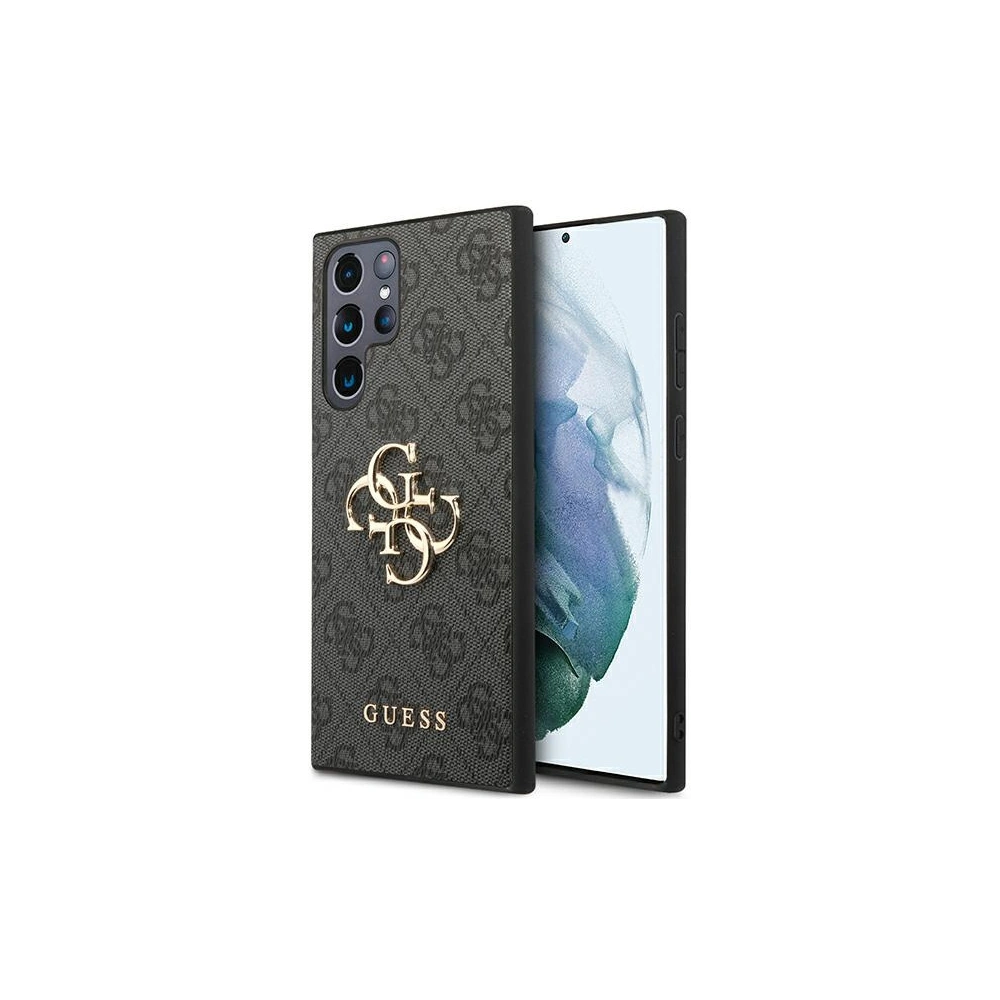 Hurtownia GSM - Case Guess GUHCS23L4GMGGR Samsung Galaxy S23 Ultra grau/grey Hardcase 4G Big Metal Logo - GUE2366 - {ean13} - Hurt