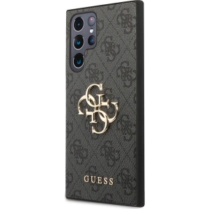 Wholesale Guess GUHCS23L4GMGGR Samsung Galaxy S23 Ultra grey hardcase 4G Big Metal Logo - GUE2366 - {ean13} - Hurt