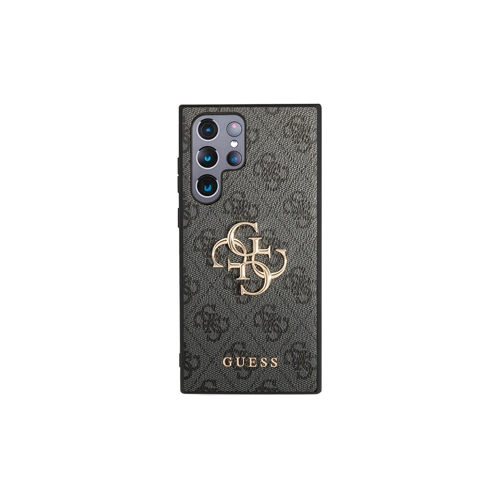 Hurtownia GSM - Etui Guess GUHCS23L4GMGGR Samsung Galaxy S23 Ultra szary/grey hardcase 4G Big Metal Logo - GUE2366 - {ean13} - Hurt