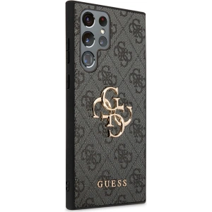 Wholesale Guess GUHCS23L4GMGGR Samsung Galaxy S23 Ultra grey hardcase 4G Big Metal Logo - GUE2366 - {ean13} - Hurt