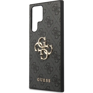 Wholesale Guess GUHCS23L4GMGGR Samsung Galaxy S23 Ultra grey hardcase 4G Big Metal Logo - GUE2366 - {ean13} - Hurt