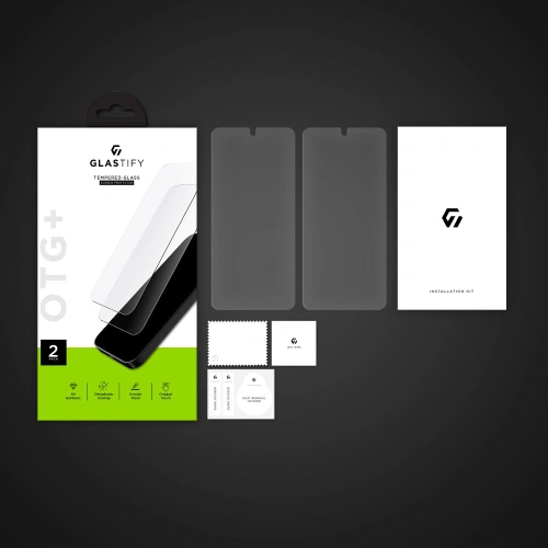 Szkło hartowane Glastify OTG+ Samsung Galaxy S23 Clear [2 PACK]