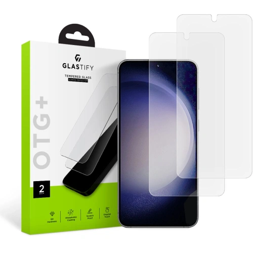 Szkło hartowane Glastify OTG+ Samsung Galaxy S23+ Plus Clear [2 PACK]