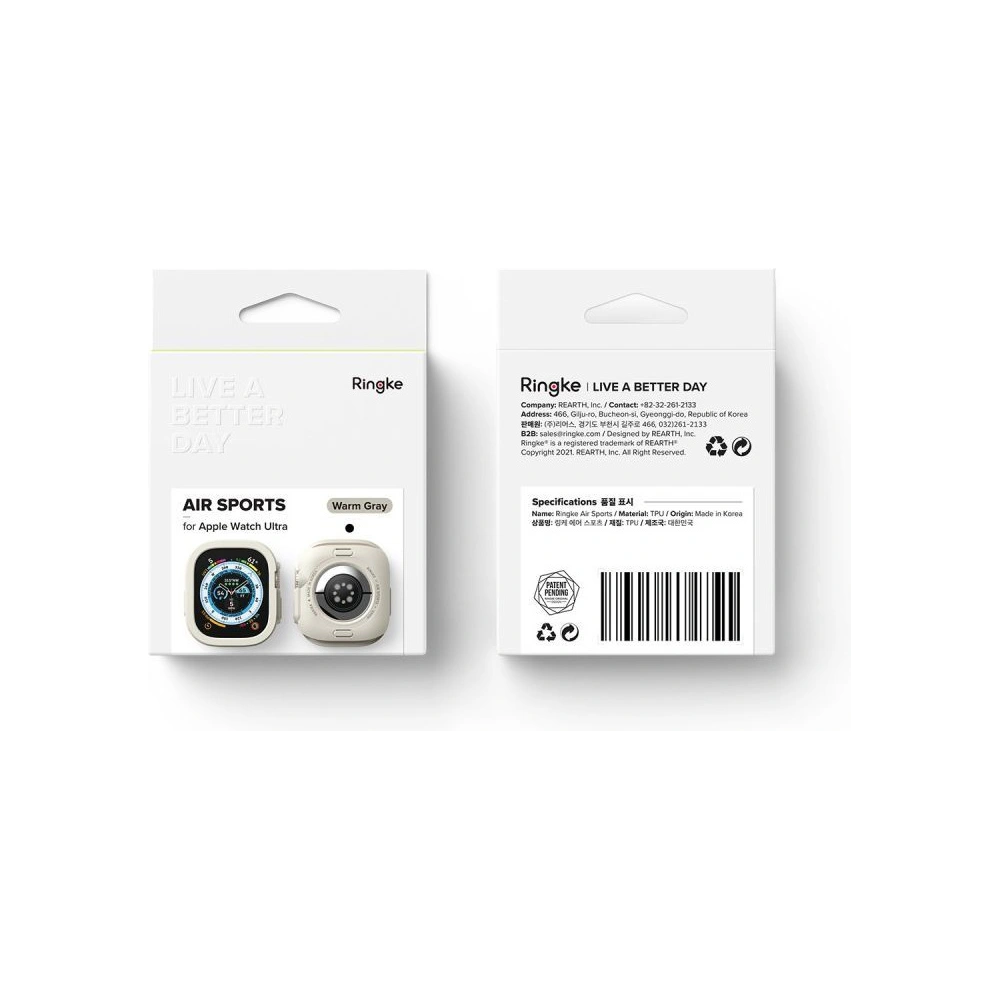 Hurtownia GSM - Case Ringke Air Sports Apple Watch Ultra 49mm Warm Grey - RGK1737 - {ean13} - Hurt