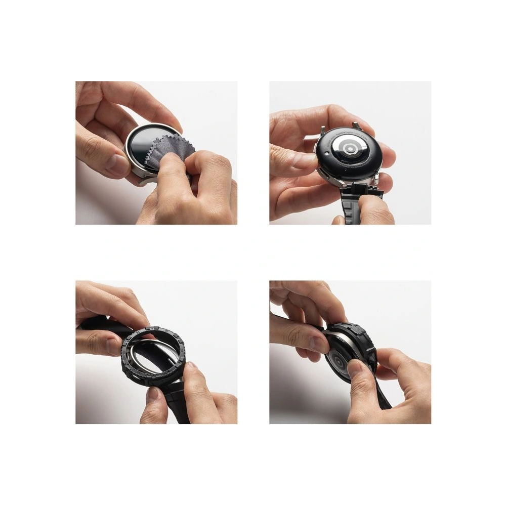 Hurtownia GSM - Etui + pánt Ringke Fusion X Guard Samsung Galaxy Watch 5/4 44mm Fehér - RGK1738 - {ean13} - Hurt