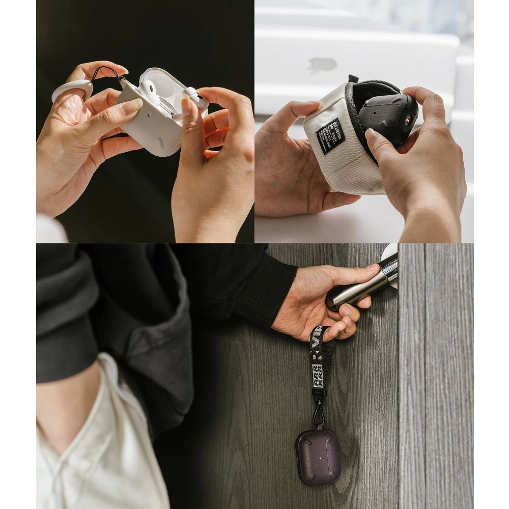 Hurtownia GSM - Etui Ringke Onyx Apple AirPods Pro 2/1 Černé - RGK1740 - {ean13} - Hurt
