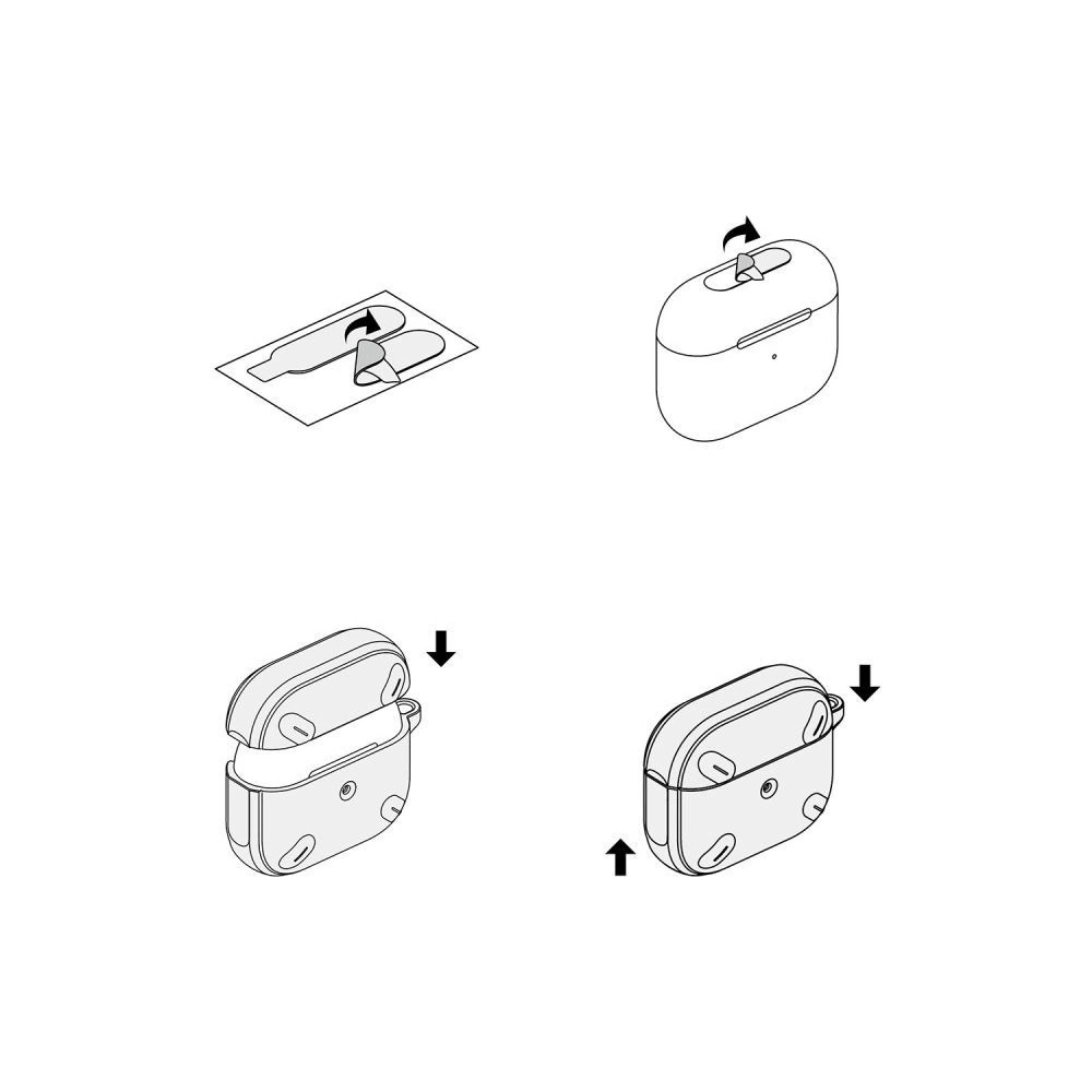 Hurtownia GSM - Etui Ringke Onyx Apple AirPods Pro 2/1 Black - RGK1740 - {ean13} - Hurt