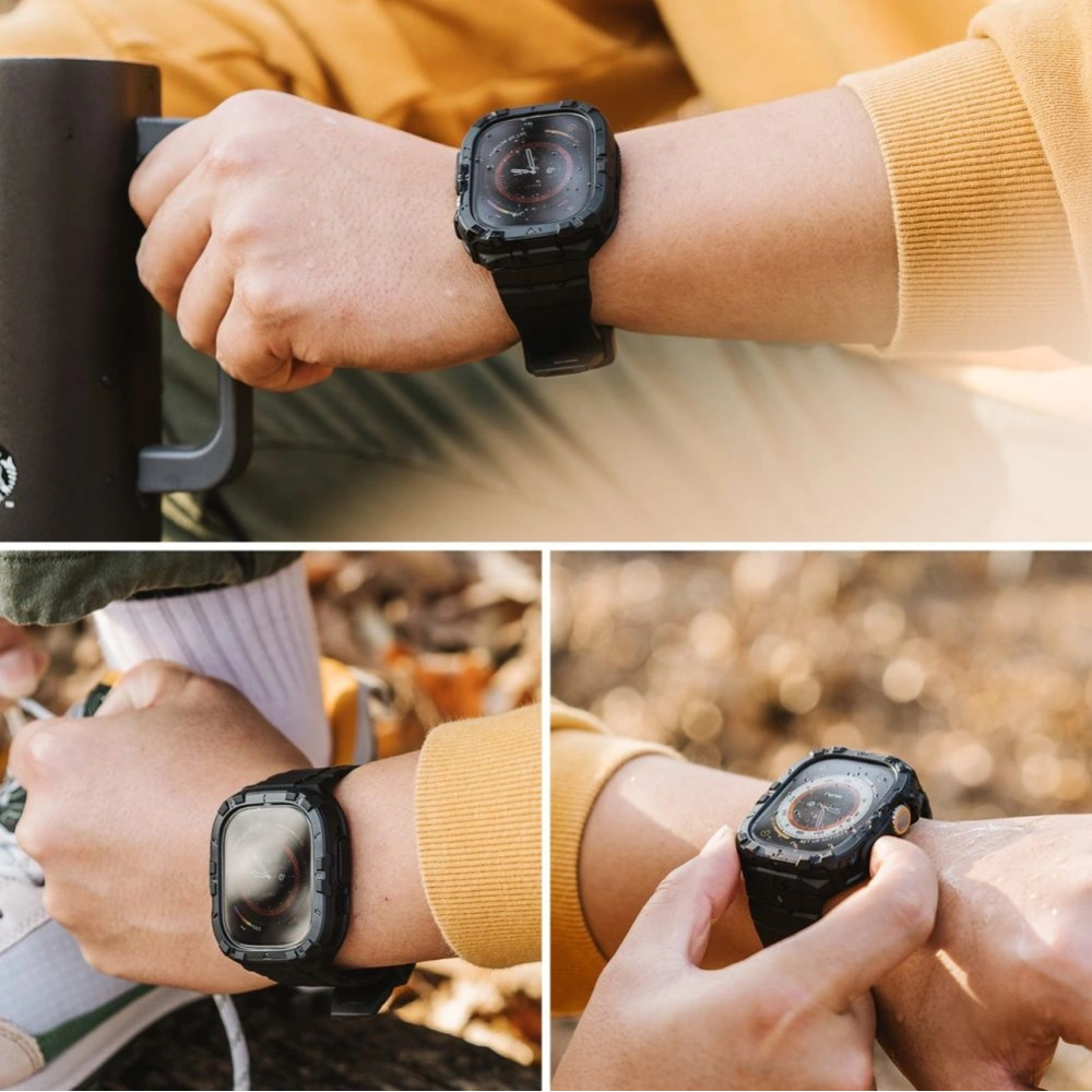 Hurtownia GSM - Etui + brățară Ringke Fusion X Guard Apple Watch Ultra 49mm Negru - RGK1742 - {ean13} - Hurt