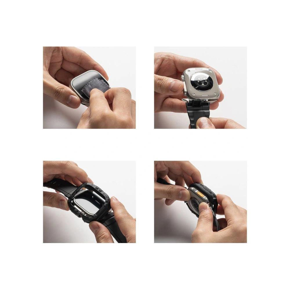 Hurtownia GSM - Etui + brățară Ringke Fusion X Guard Apple Watch Ultra 49mm Negru - RGK1742 - {ean13} - Hurt