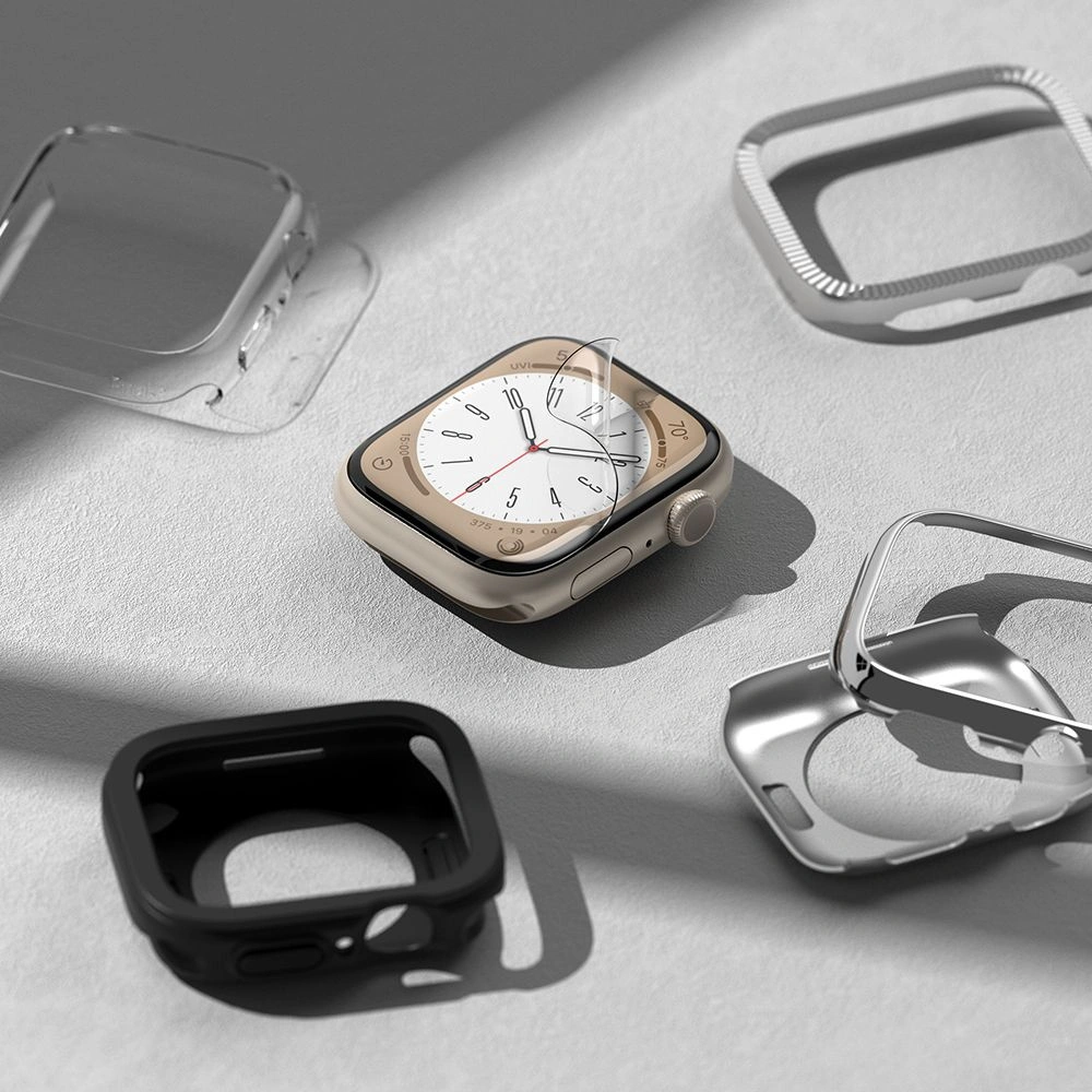 Hurtownia GSM - Folia hydrożelowa Ringke Dual Easy Apple Watch 4/5/6/7/SE/8/9 44/45mm Clear [3 PACK] - RGK1744 - {ean13} - Hurt