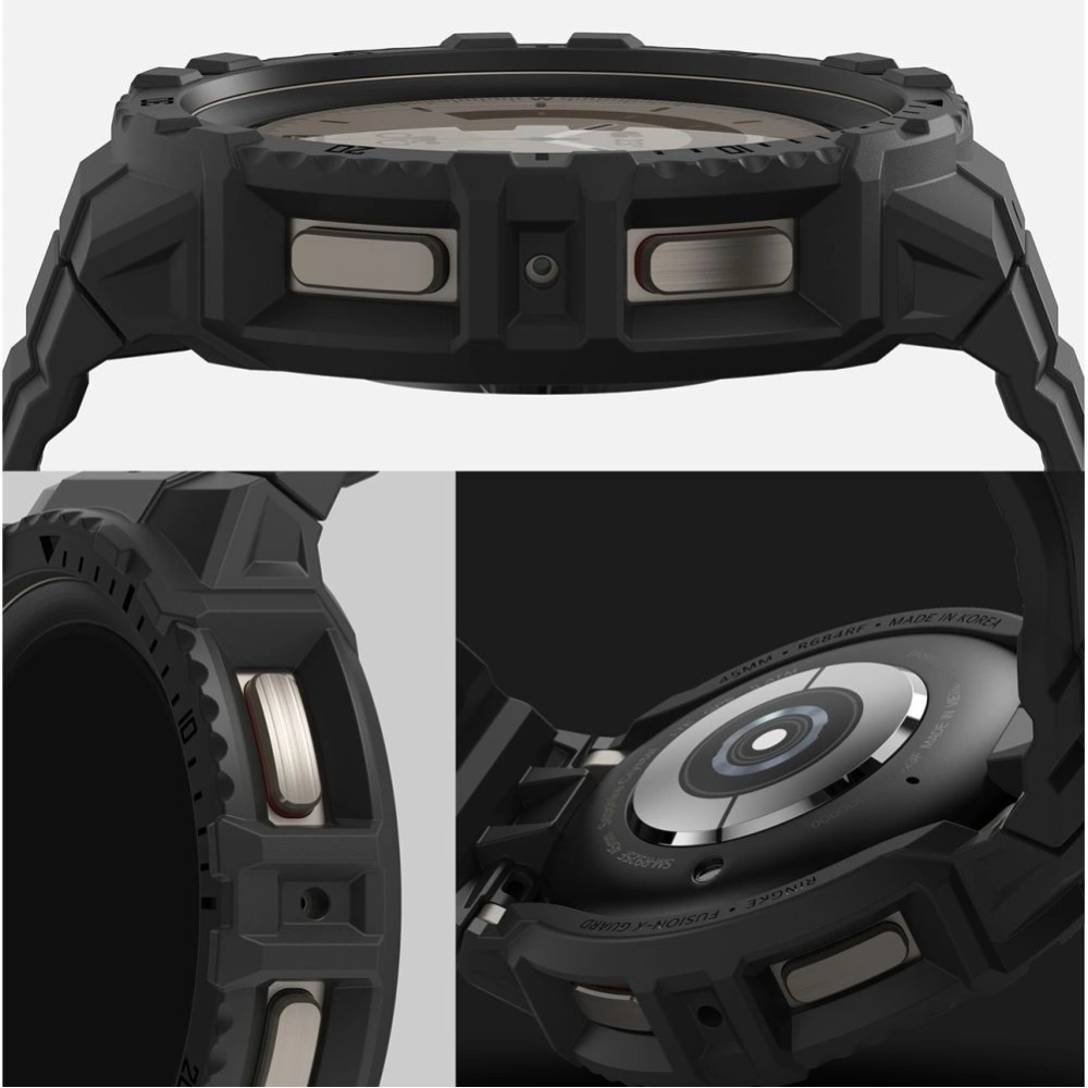 Hurtownia GSM - Etui + pasek Ringke Fusion X Guard Samsung Galaxy Watch 5 Pro 45mm černé - RGK1745 - {ean13} - Hurt