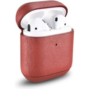 Hurtownia GSM - Etui iCarer Leather Nappa Apple AirPods 2/1 červené - ICR253 - {ean13} - Hurt