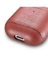 Hurtownia GSM - Etui iCarer Leather Nappa Apple AirPods 2/1 czerwony - ICR253 - {ean13} - Hurt