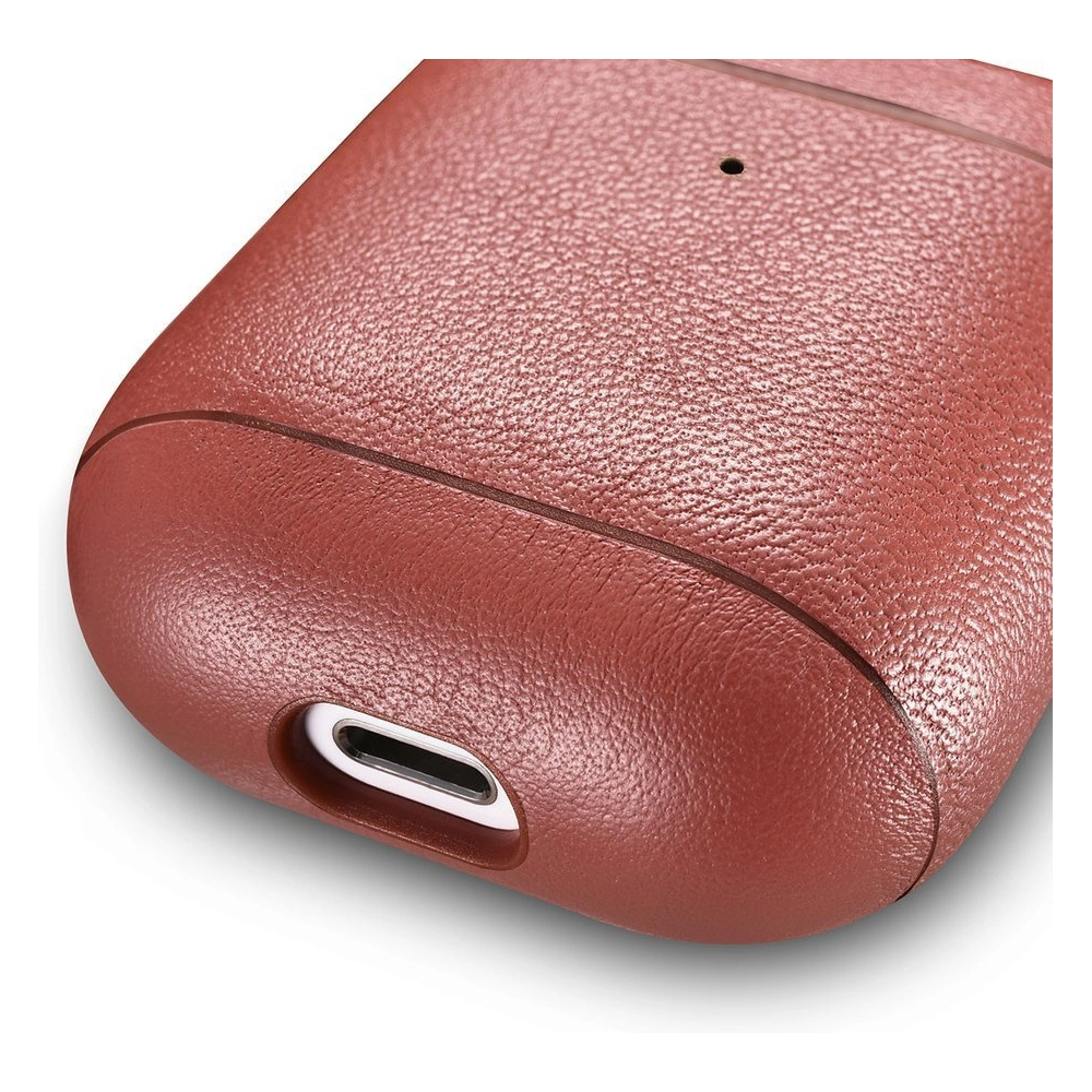 Hurtownia GSM - Etui iCarer Leather Nappa Apple AirPods 2/1 czerwony - ICR253 - {ean13} - Hurt