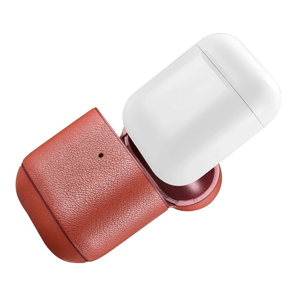Hurtownia GSM - Etui iCarer Leather Nappa Apple AirPods 2/1 czerwony - ICR253 - {ean13} - Hurt