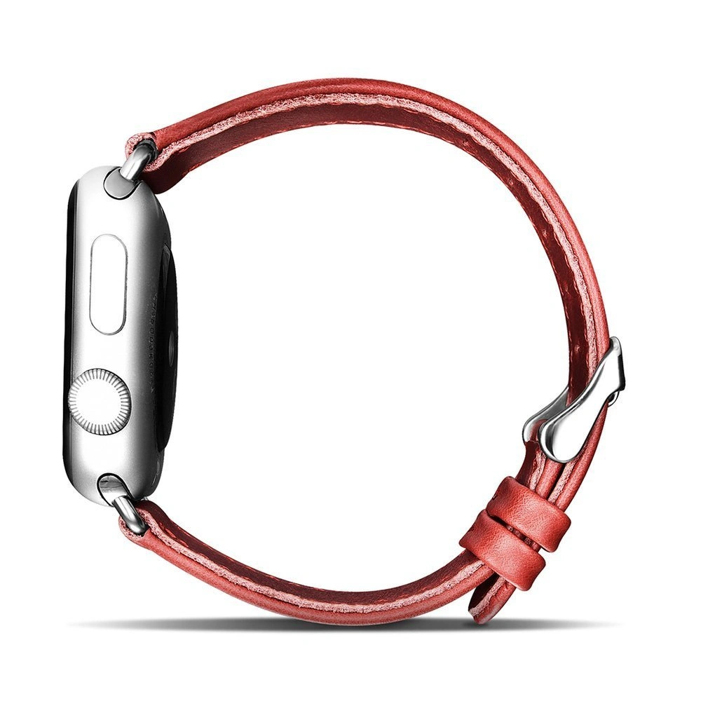 Hurtownia GSM - Pasek iCarer Leather Vintage Apple Watch 4/5/6/7/SE/8/9/10 40/41/42mm piros - ICR254 - {ean13} - Hurt