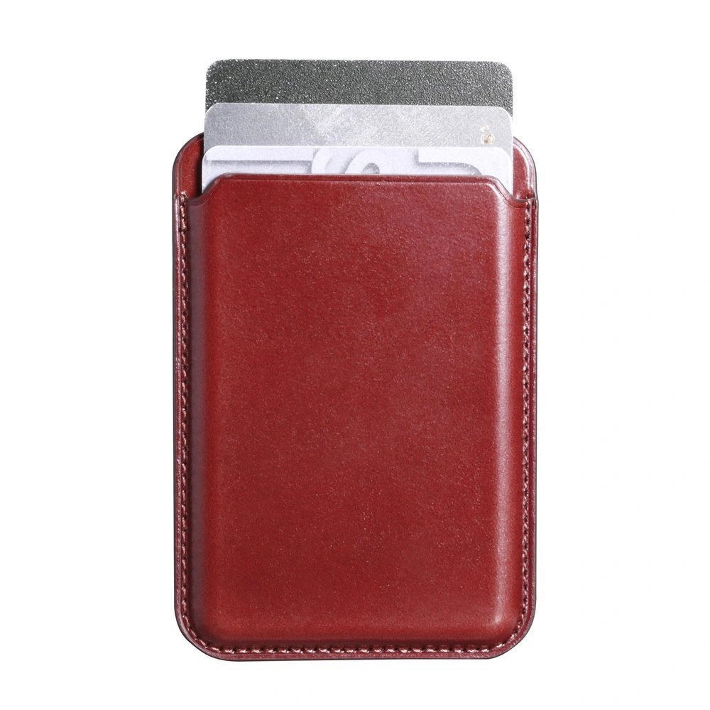 Hurtownia GSM - MagSafe Kartenetui iCarer Leder rot - ICR255 - {ean13} - Hurt