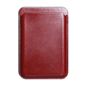 Hurtownia GSM - MagSafe Kartenetui iCarer Leder rot - ICR255 - {ean13} - Hurt