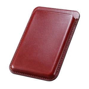 Hurtownia GSM - MagSafe Kartenetui iCarer Leder rot - ICR255 - {ean13} - Hurt