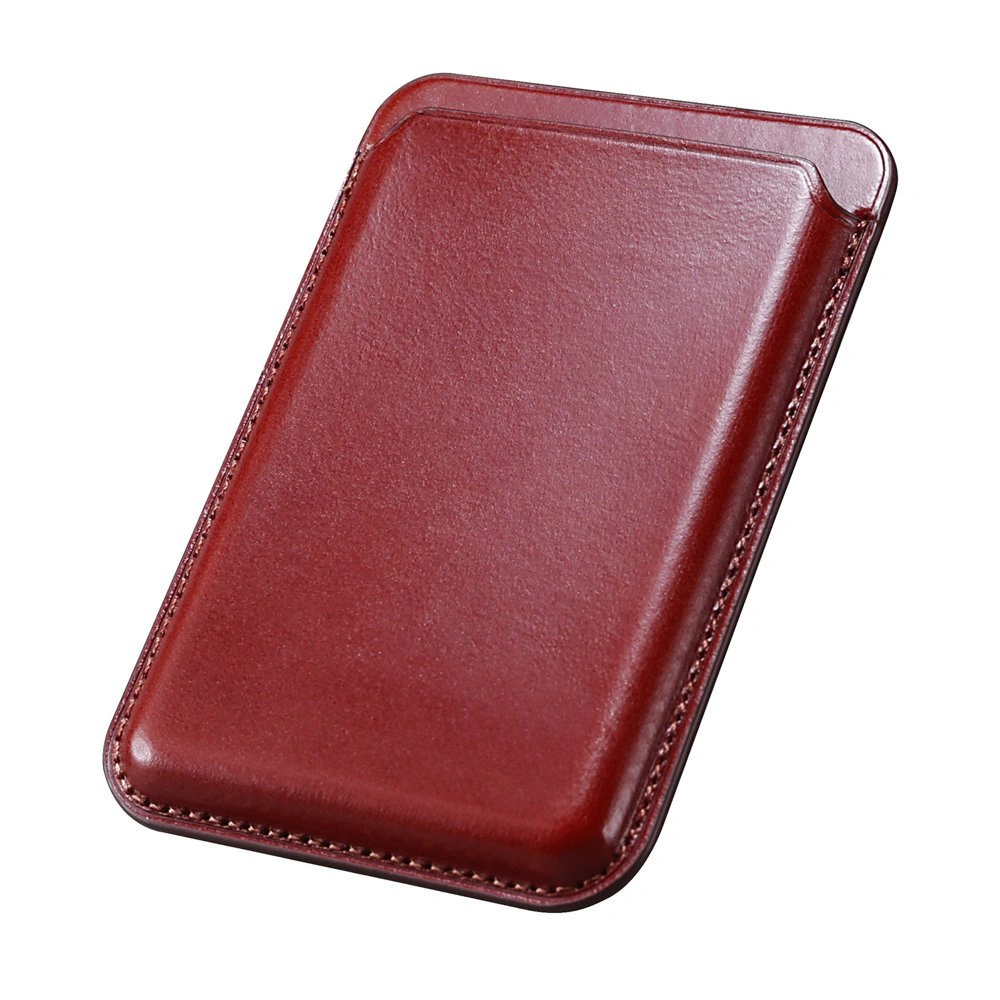 Hurtownia GSM - MagSafe Kartenetui iCarer Leder rot - ICR255 - {ean13} - Hurt