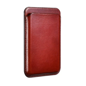 Hurtownia GSM - MagSafe Kartenetui iCarer Leder rot - ICR255 - {ean13} - Hurt