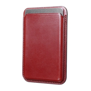 Hurtownia GSM - MagSafe Kartenetui iCarer Leder rot - ICR255 - {ean13} - Hurt