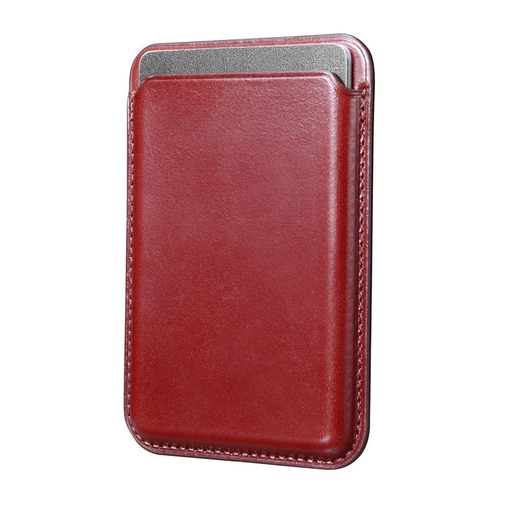 Wholesale iCarer MagSafe Card Wallet Leather red - ICR255 - {ean13} - Hurt