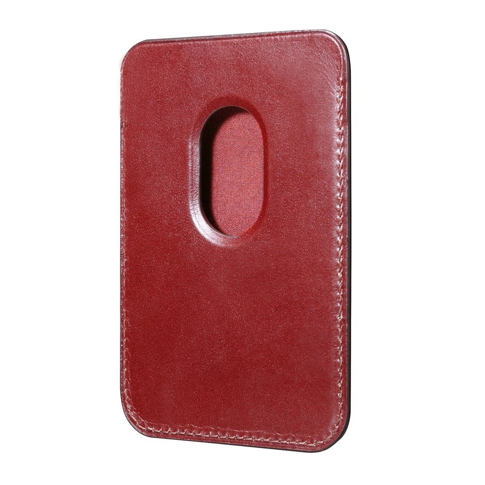 Hurtownia GSM - Kártyatartó MagSafe iCarer bőr piros - ICR255 - {ean13} - Hurt