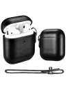 Hurtownia GSM - Etui iCarer bőr vintage Apple AirPods 2/1 + fekete pánt - ICR257 - {ean13} - Hurt