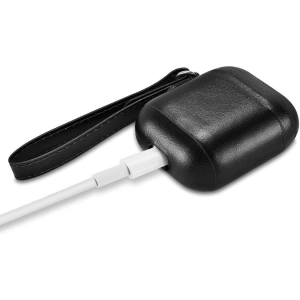 Hurtownia GSM - Etui iCarer Leather Vintage Apple AirPods 2/1 + černý pásek - ICR257 - {ean13} - Hurt