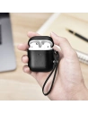 Hurtownia GSM - Etui iCarer Leather Vintage Apple AirPods 2/1 + pasek czarny - ICR257 - {ean13} - Hurt