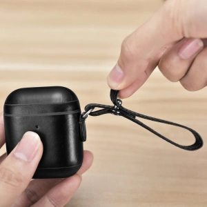 Hurtownia GSM - Etui iCarer Leather Vintage Apple AirPods 2/1 + černý pásek - ICR257 - {ean13} - Hurt