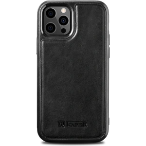 Hurtownia GSM - Etui iCarer Leather Oil Wax Apple iPhone 12 Pro Max černé - ICR258 - {ean13} - Hurt