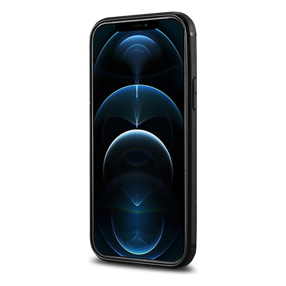 Hurtownia GSM - Case iCarer Leder Öl Wachs Apple iPhone 12 Pro Max schwarz - ICR258 - {ean13} - Hurt