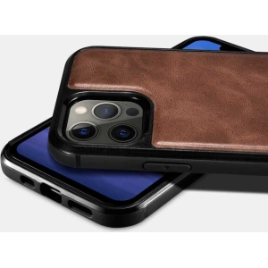 Hurtownia GSM - Etui iCarer Leather Oil Wax Apple iPhone 12 Pro Max černé - ICR258 - {ean13} - Hurt