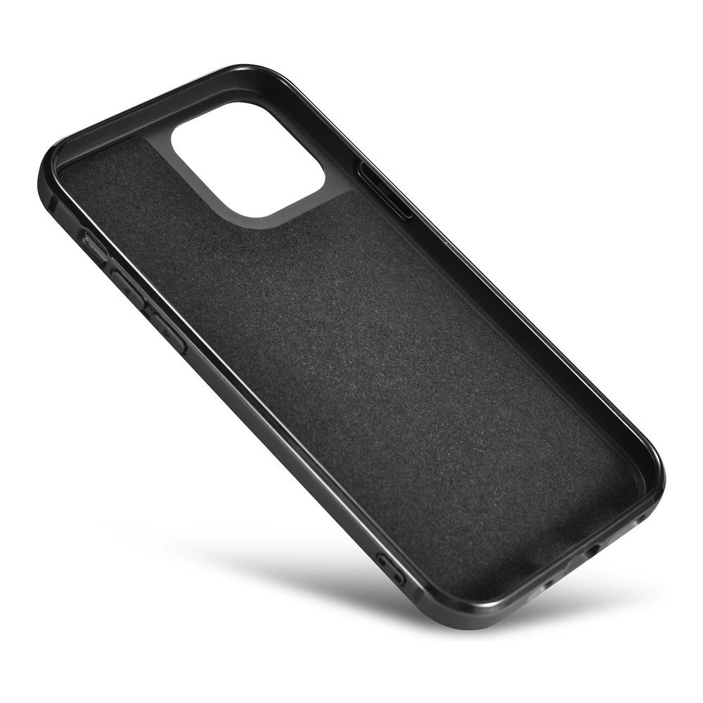 Hurtownia GSM - Case iCarer Leder Öl Wachs Apple iPhone 12/12 Pro schwarz - ICR260 - {ean13} - Hurt