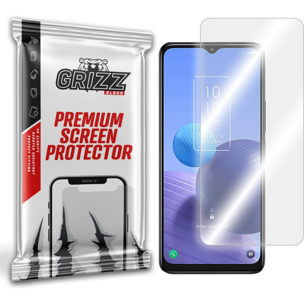 Hurtownia GSM - Hibrid üveg GrizzGlass HybridGlass TCL 408-hoz - GRZ4053 - {ean13} - Hurt