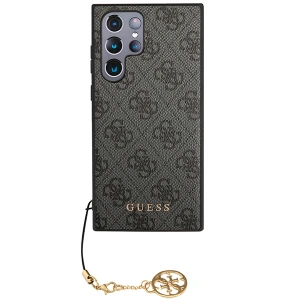 Wholesale Guess GUHCS23LGF4GGR Samsung Galaxy S23 Ultra grey hardcase 4G Charms Collection - GUE2368 - {ean13} - Hurt