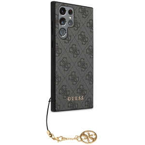 Hurtownia GSM - Case Guess GUHCS23LGF4GGR Samsung Galaxy S23 Ultra grau/hardcase 4G Charms Collection - GUE2368 - {ean13} - Hurt