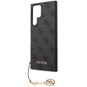Wholesale Guess GUHCS23LGF4GGR Samsung Galaxy S23 Ultra grey hardcase 4G Charms Collection - GUE2368 - {ean13} - Hurt