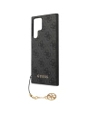 Hurtownia GSM - Case Guess GUHCS23LGF4GGR Samsung Galaxy S23 Ultra grau/hardcase 4G Charms Collection - GUE2368 - {ean13} - Hurt