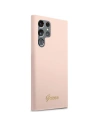 Hurtownia GSM - Case Guess GUHCS23LLSLMGPP Samsung Galaxy S23 Ultra rosa/pink Hardcase Silikon Schriftzug Metall-Logo - GUE2369 - {ean13} - Hurt