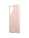 Hurtownia GSM - Case Guess GUHCS23LLSLMGPP Samsung Galaxy S23 Ultra rosa/pink Hardcase Silikon Schriftzug Metall-Logo - GUE2369 - {ean13} - Hurt