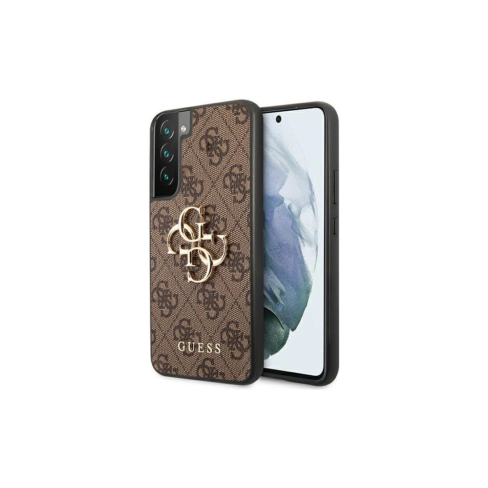Hurtownia GSM - Case Guess GUHCS23M4GMGBR Samsung Galaxy S23+ Plus braun/brown Hardcase 4G Big Metal Logo - GUE2370 - {ean13} - Hurt