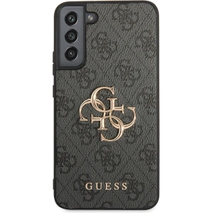 Etui Guess GUHCS23M4GMGGR Samsung Galaxy S23+ Plus šedá/grey hardcase 4G Big Metal Logo