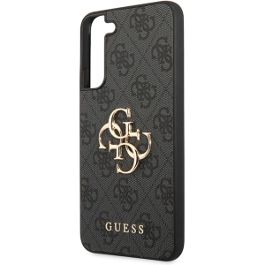 Etui Guess GUHCS23M4GMGGR Samsung Galaxy S23+ Plus šedá/grey hardcase 4G Big Metal Logo