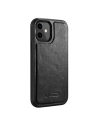 Hurtownia GSM - Case iCarer Lederölwachs für Apple iPhone 12 mini schwarz - ICR261 - {ean13} - Hurt