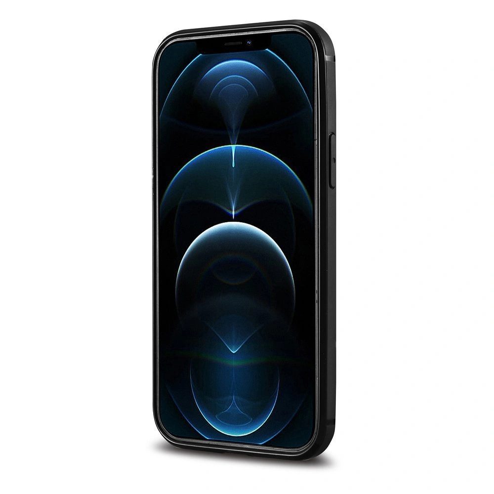 Hurtownia GSM - Case iCarer Lederölwachs für Apple iPhone 12 mini schwarz - ICR261 - {ean13} - Hurt